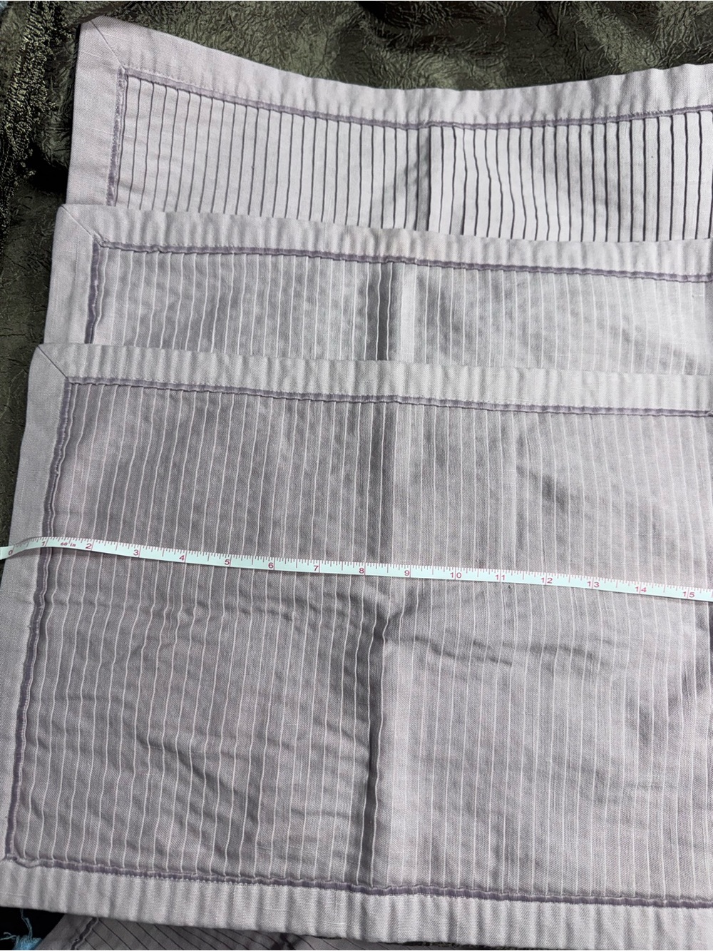 Striped  Table Placemats - Set of 3